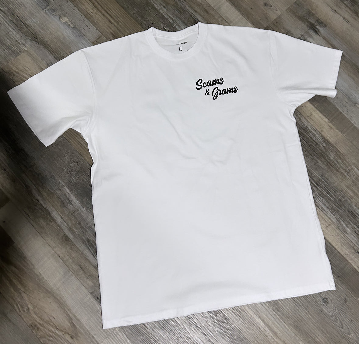 Signature White & Blue Tee